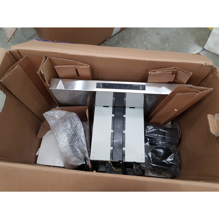 GRADE A2 - AEG DBB5760HM 70cm Stainless Steel Wall Mounted Box Chimney Hood with Touch Controls