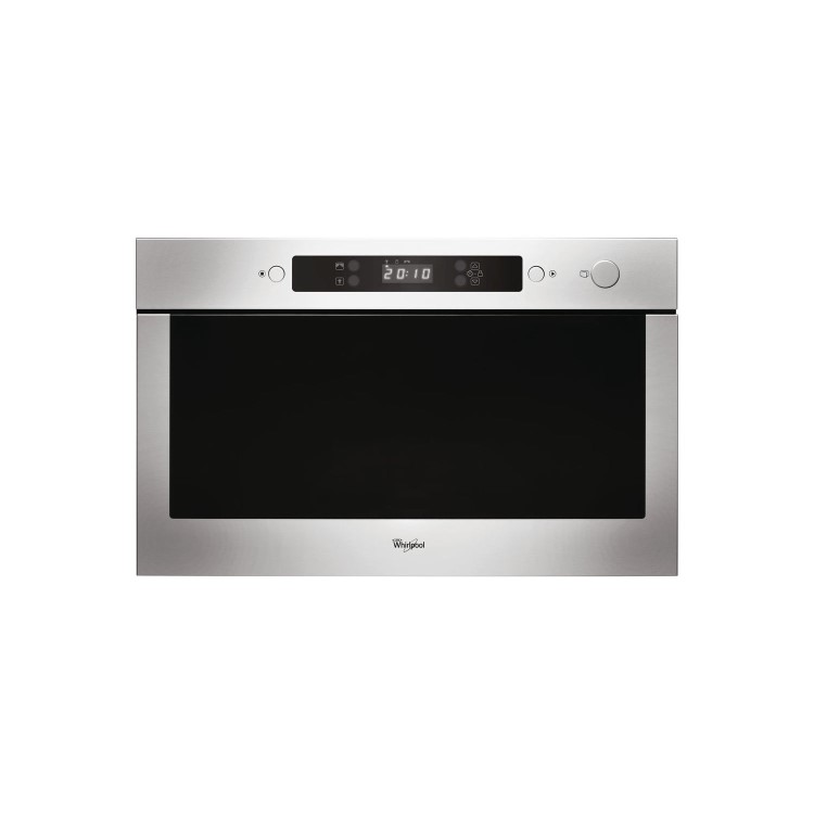 GRADE A3 - Whirlpool AMW423IX Microwave 22 Litre Built-In  Microwave Oven - Stainless Steel