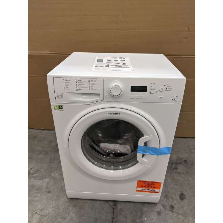 GRADE A3 - Hotpoint WMBF742P 7kg 1400rpm Freestanding Washing Machine - White