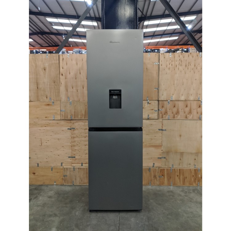 GRADE A3 - Fridgemaster MC55251MDS 251 Litre Freestanding Fridge Freezer 50/50 Split Water Dispenser 55cm Wide - Silver