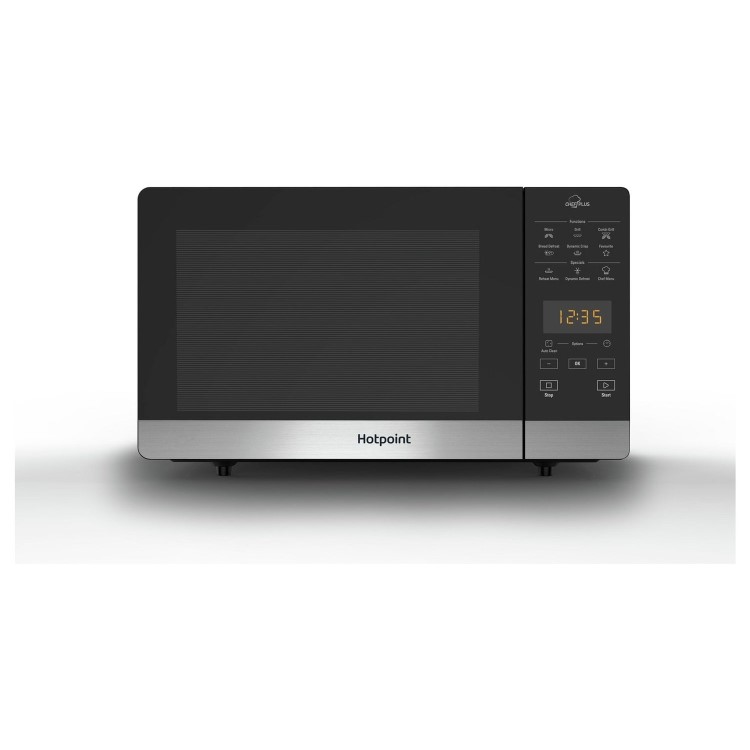 Hotpoint Chefplus 25L Microwave Oven & Grill with Crisp Function - Black