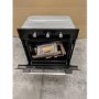 GRADE A2 - electriQ 65 litre 8 Function Fan Assisted Electric Single oven in Black - Supplied with a plug 
