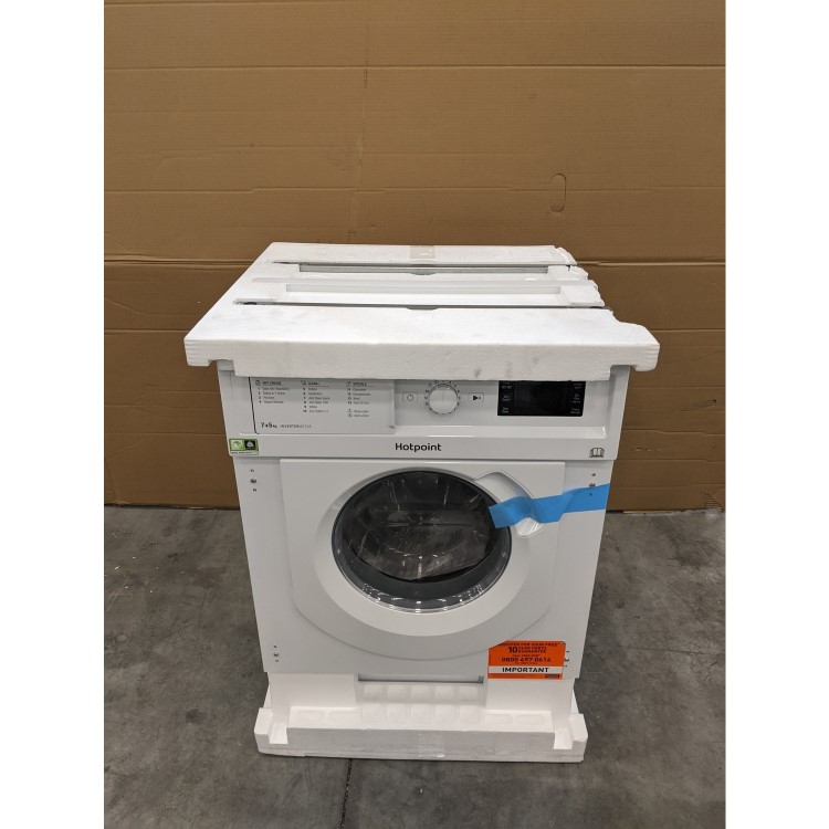 GRADE A3 - Hotpoint BIWDHG7148 7kg Wash 5kg Dry Integrated Washer Dryer With Efficient Inverter Motor