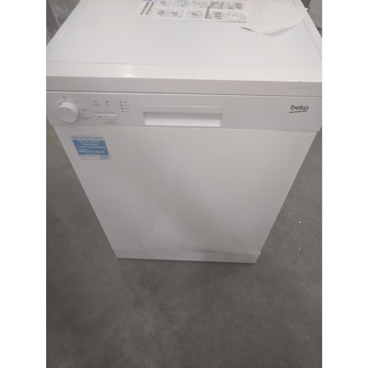 GRADE A3 - beko DFN04210W A+ 12 Place Freestanding Dishwasher With Quick Wash Options - White