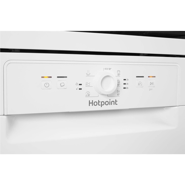 GRADE A1 - Hotpoint HSFE1B19 10 Place Slimline Freestanding Dishwasher with Quick Wash - White