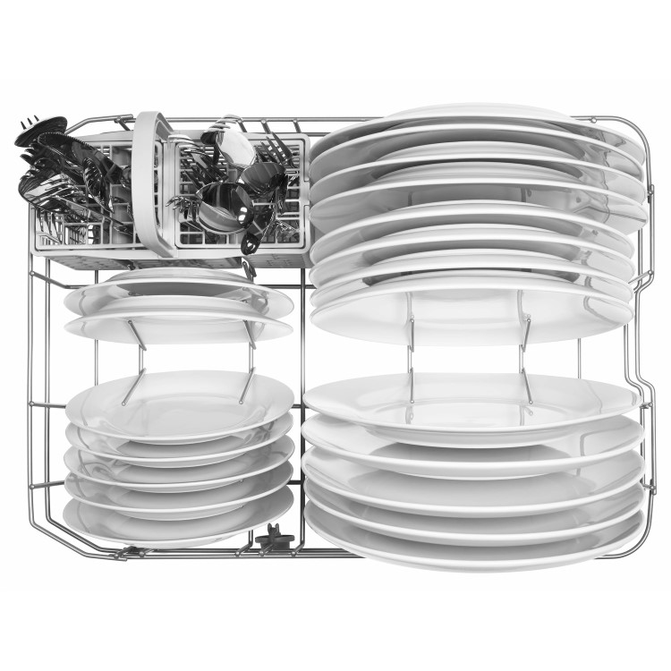 GRADE A1 - Hotpoint HSFE1B19 10 Place Slimline Freestanding Dishwasher with Quick Wash - White