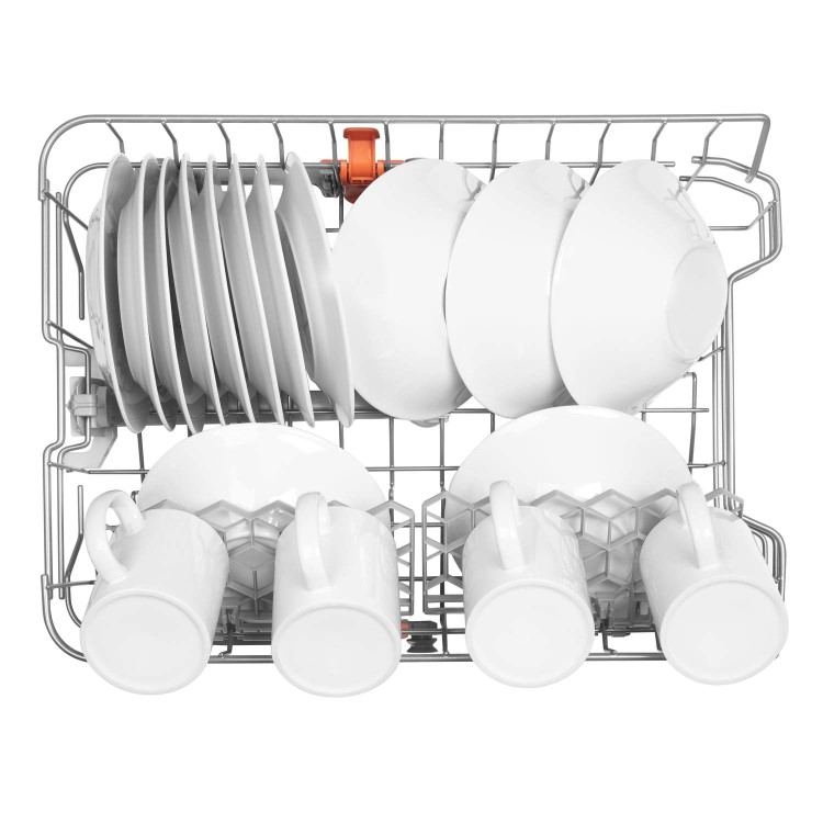 GRADE A1 - Hotpoint HSFE1B19 10 Place Slimline Freestanding Dishwasher with Quick Wash - White