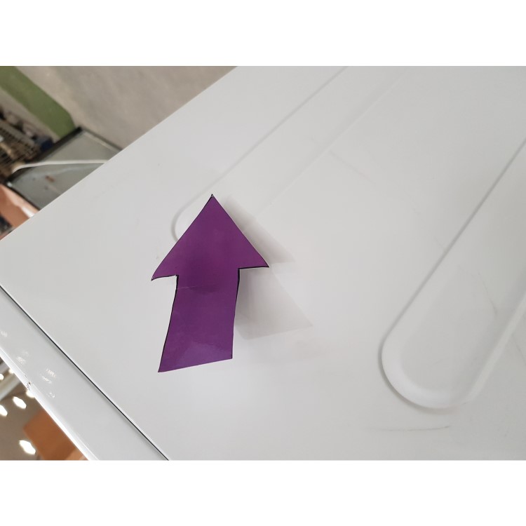 GRADE A2 - Hotpoint HUI612P Ultima 60cm Electric Cooker With Induction Hob Polar White