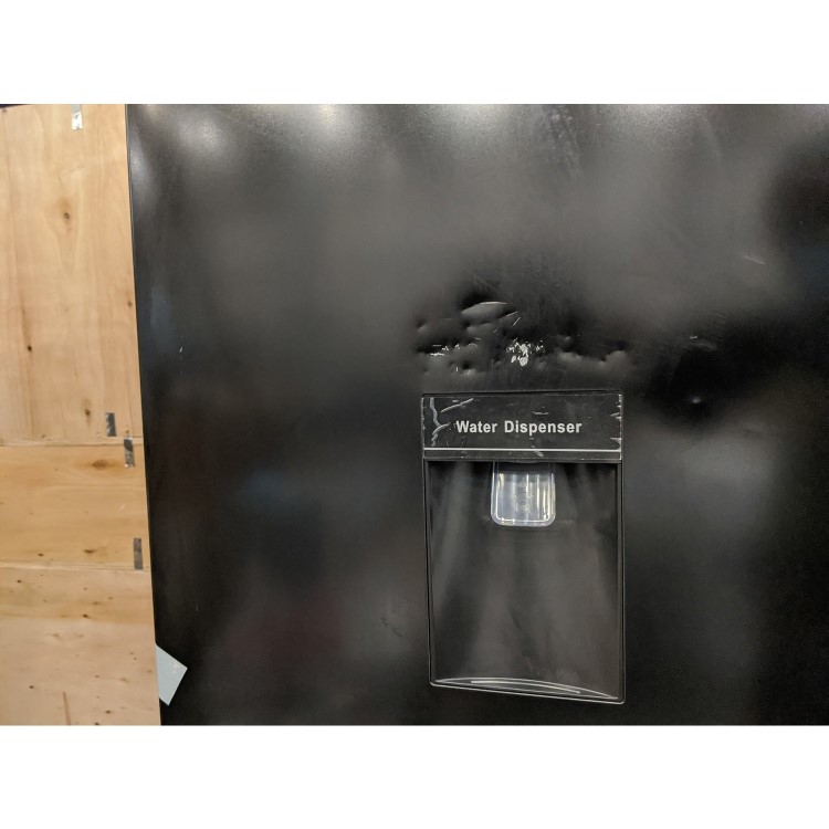 GRADE A3 - Fridgemaster MC55240MDB 240 Litre Freestanding Fridge Freezer 50/50 Split Water Dispenser 55cm Wide - Black