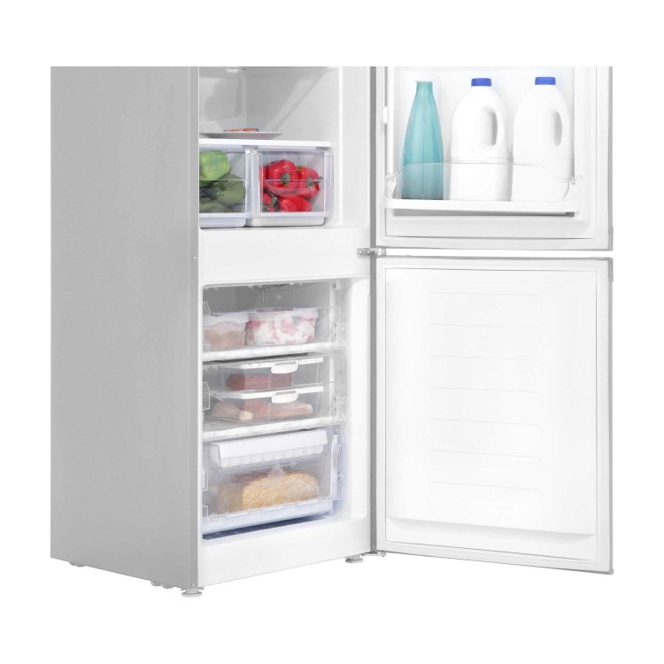 HOTPOINT HBD5515S 206 Litre Freestanding Fridge Freezer 60/40 Split 55cm Wide - Silver
