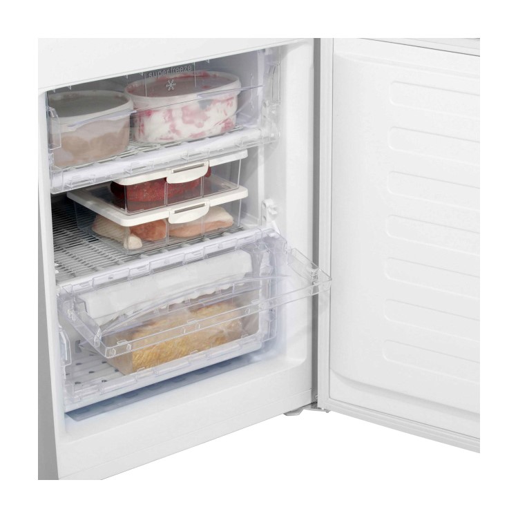 HOTPOINT HBD5515S 206 Litre Freestanding Fridge Freezer 60/40 Split 55cm Wide - Silver
