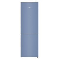 GRADE A2 - Liebherr CNFB4313 186x60cm 304L NoFrost Freestanding Fridge Freezer - Frozen Blue