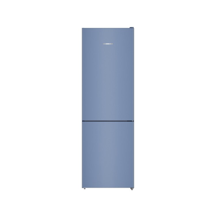 GRADE A2 - Liebherr CNFB4313 186x60cm 304L NoFrost Freestanding Fridge Freezer - Frozen Blue