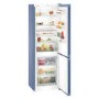 GRADE A2 - Liebherr CNFB4313 186x60cm 304L NoFrost Freestanding Fridge Freezer - Frozen Blue