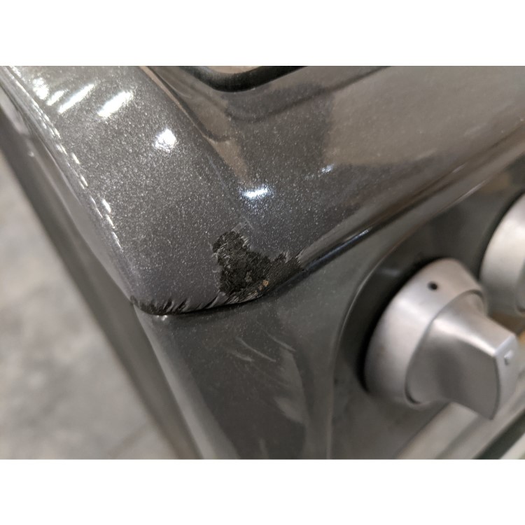 GRADE A3 - Hotpoint HUG61G Ultima 60cm Double Oven Gas Cooker - Graphite