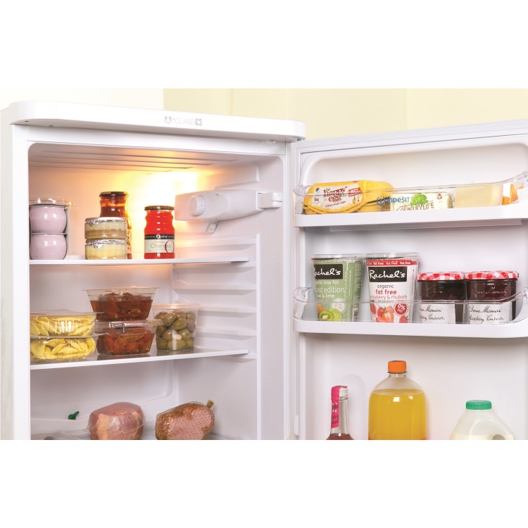 GRADE A3 - INDESIT IBD5517W 234 Litre Freestanding Fridge Freezer 50/50 Split A+ Energy Rating 55cm Wide - White