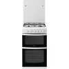 GRADE A3 - Indesit ID5G00KCW 50cm Double Cavity Gas Cooker - White