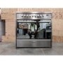 Refurbished Montpellier MRT91DFMX 90cm Dual Fuel Range Cooker Stainless Steel