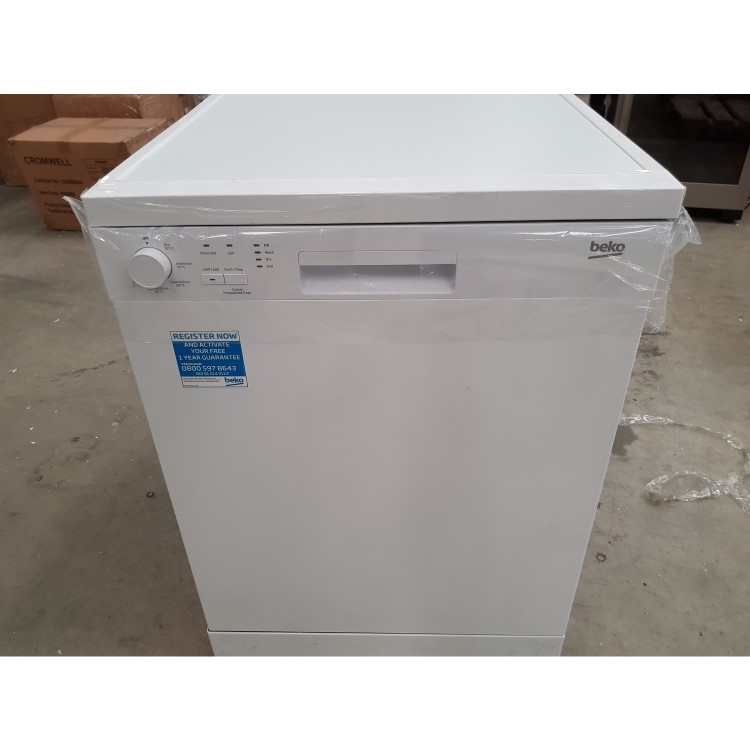 GRADE A3 - Beko DFN05310W 13 Place Freestanding Dishwasher With Quick Wash - White