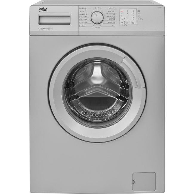 GRADE A2 - Beko WTG50M1S 5kg 1000rpm Freestanding Washing Machine - Silver
