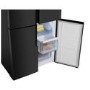 GRADE A3 - Hisense RQ560N4WB1 431 Litre American Style Fridge Freezer Water Dispenser 4 Door 80cm Wide - Black
