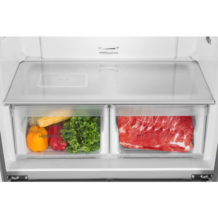 Haier 473 Litre Four Door American Fridge Freezer - Silver