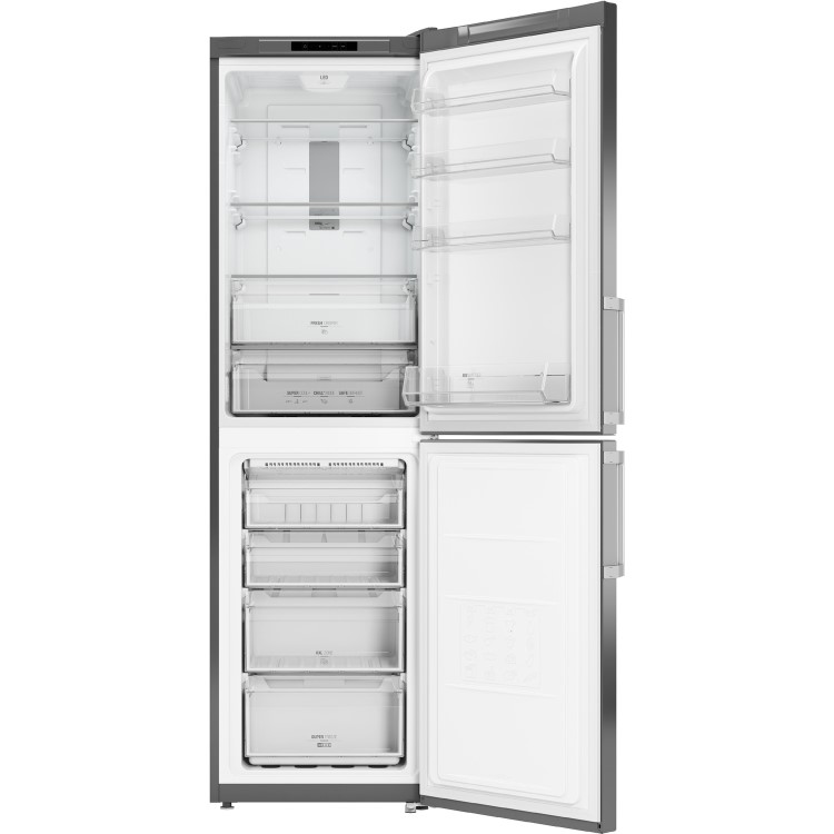 Hotpoint XECO95T2IGH Day 1 No Frost 201x60cm Freestanding Fridge Freezer - Graphite
