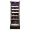 GRADE A2 - Amica AWC300SS 30cm Freestanding Wine Cooler - Stainless Steel