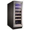 GRADE A2 - Amica AWC300SS 30cm Freestanding Wine Cooler - Stainless Steel