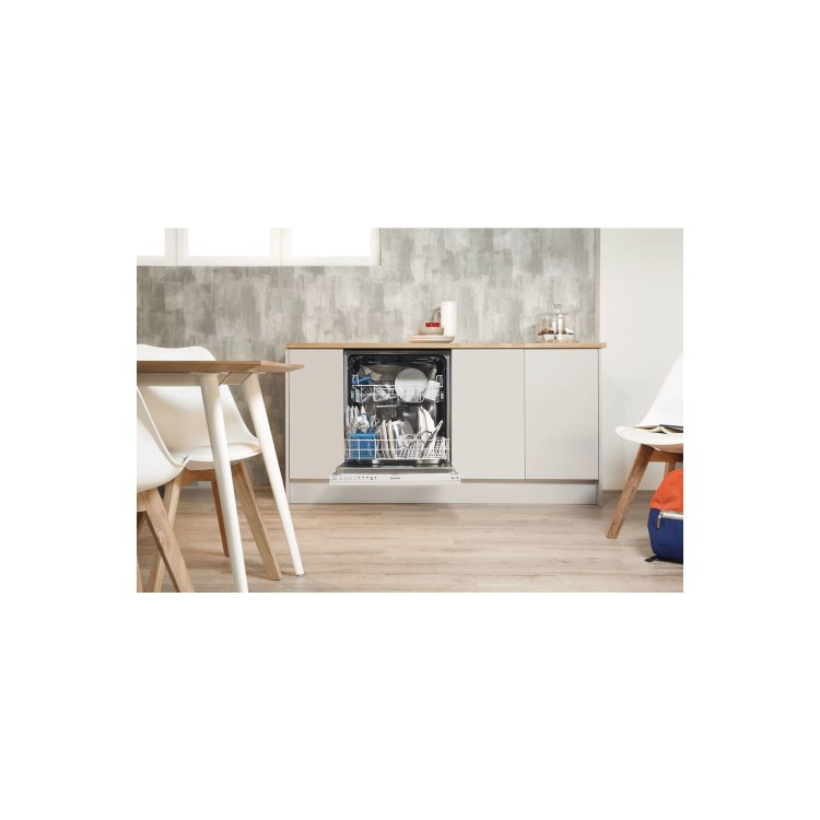 INDESIT DIF16B1 13 Place Fully Integrated Dishwasher with Quick Wash - White