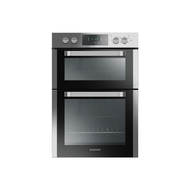 GRADE A1 - Hoover HO9D3120IN Multifunction Electric Built In Double Oven - Stainless Steel