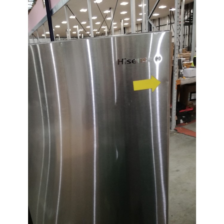 GRADE A3 - Hisense RF702N4IS1 French Door Style American Fridge Freezer With Plumbed Water Dispenser - Stainless Steel