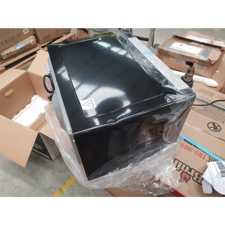 GRADE A2 - Hotpoint MWH2622MB Xtraspace Flatbed 25L Microwave Oven With Grill - Black