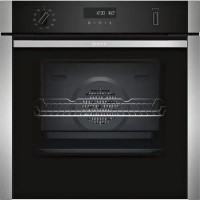 NEFF B6ACH7HN0B N50 8 Function SlideAndHide Single Oven With Pyrolytic Cleaning - Stainless Steel