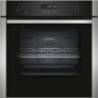 GRADE A1 - Neff B6ACH7HN0B N50 8 Function SlideAndHide Single Oven With Pyrolytic Cleaning - Stainless Steel