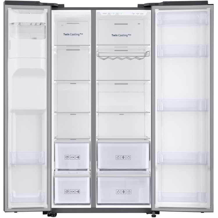Samsung RS68N8230S9 617 Litre American Style Fridge Freezer Frost Free Ice Dispenser 2 Door 91cm Wide - Silver