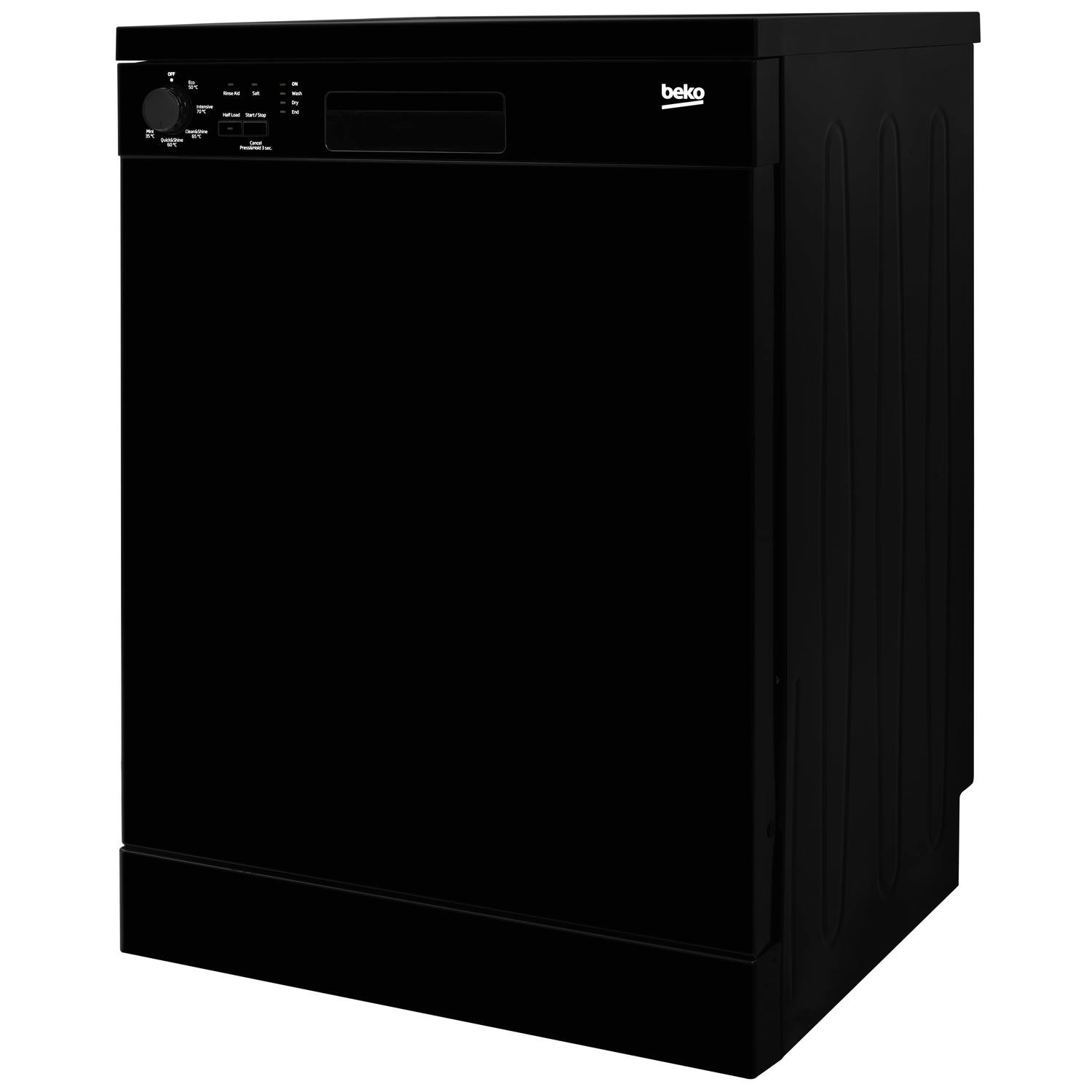 Beko DFN05310B 13 Place Freestanding Dishwasher With Quick Wash Black