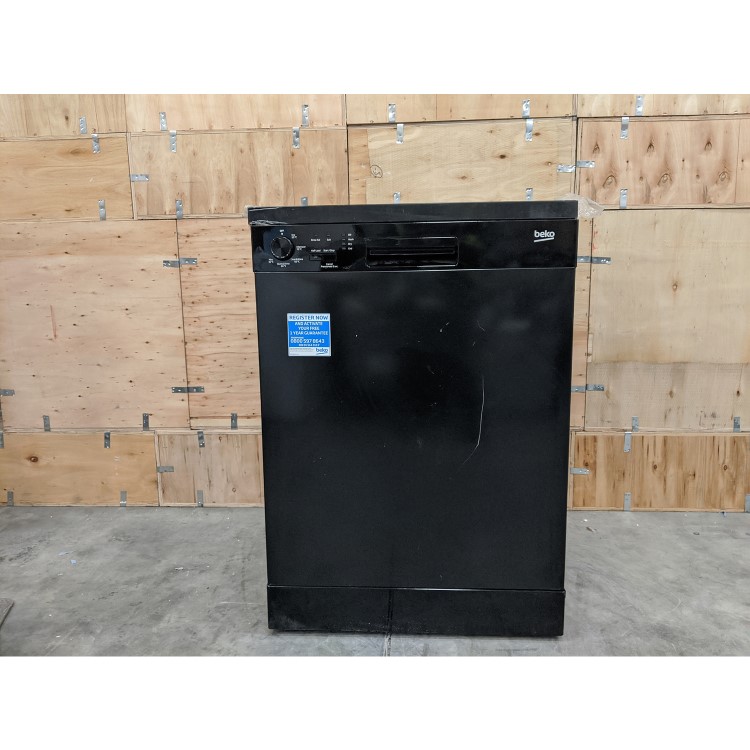 GRADE A3 - Beko DFN05310B 13 Place Freestanding Dishwasher With Quick Wash - Black