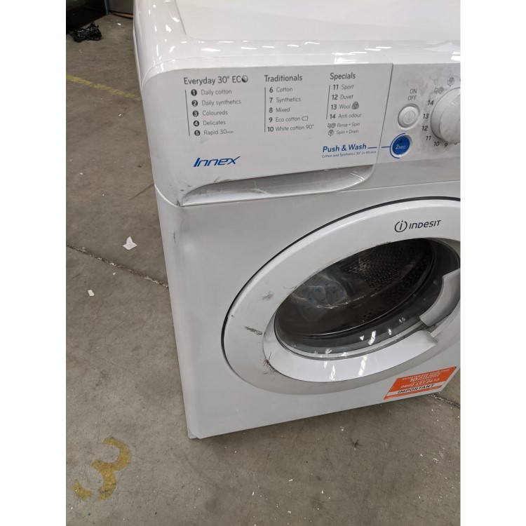 GRADE A3 - INDESIT BWSC61252W Innex 6kg 1200rpm Freestanding Washing Machine - White