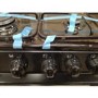 GRADE A3 - NordMende CTG61LPGBK Gas Twin Cavity Black LPG Jets Freestanding 60cm Cooker