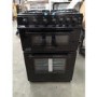 GRADE A3 - NordMende CTG61LPGBK Gas Twin Cavity Black LPG Jets Freestanding 60cm Cooker