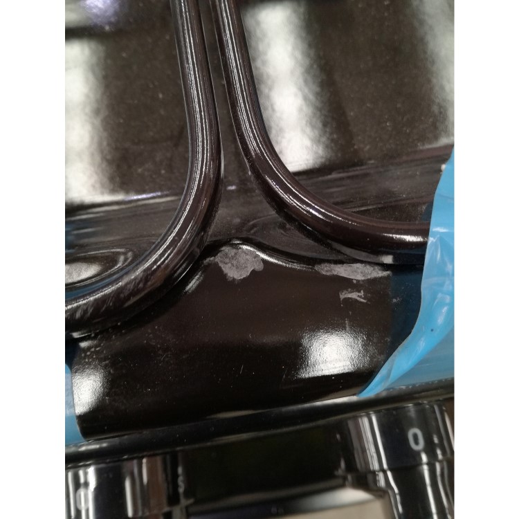 GRADE A3 - NordMende CTG61LPGBK Gas Twin Cavity Black LPG Jets Freestanding 60cm Cooker