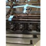GRADE A3 - NordMende CTG61LPGBK Gas Twin Cavity Black LPG Jets Freestanding 60cm Cooker