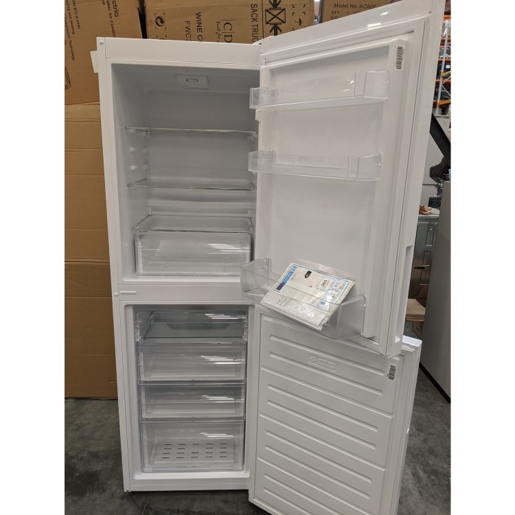 GRADE A3 - Amica FK2623F 237 Litre Freestanding Fridge Freezer 50/50 Split Frost Free 55cm Wide - White