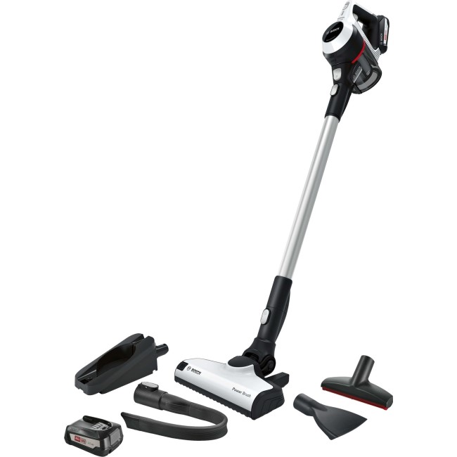 Bosch BCS612GB Unlimited Serie 6 Cordless Stick Vacuum Cleaner - Black & White