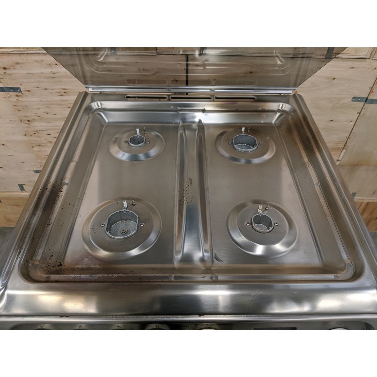 GRADE A3 - Hotpoint HUG61X Ultima 60cm Double Oven Gas Cooker - Stainless Steel