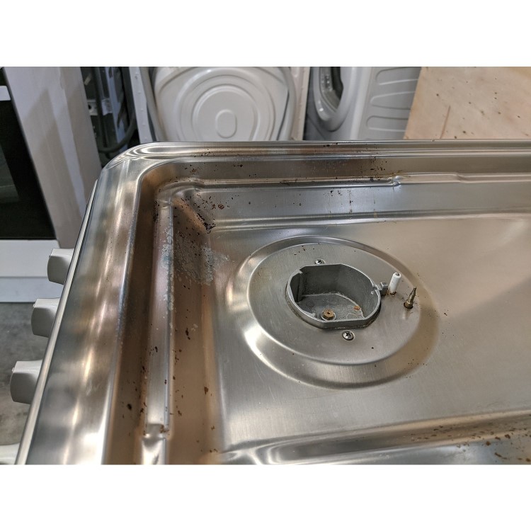 GRADE A3 - Hotpoint HUG61X Ultima 60cm Double Oven Gas Cooker - Stainless Steel