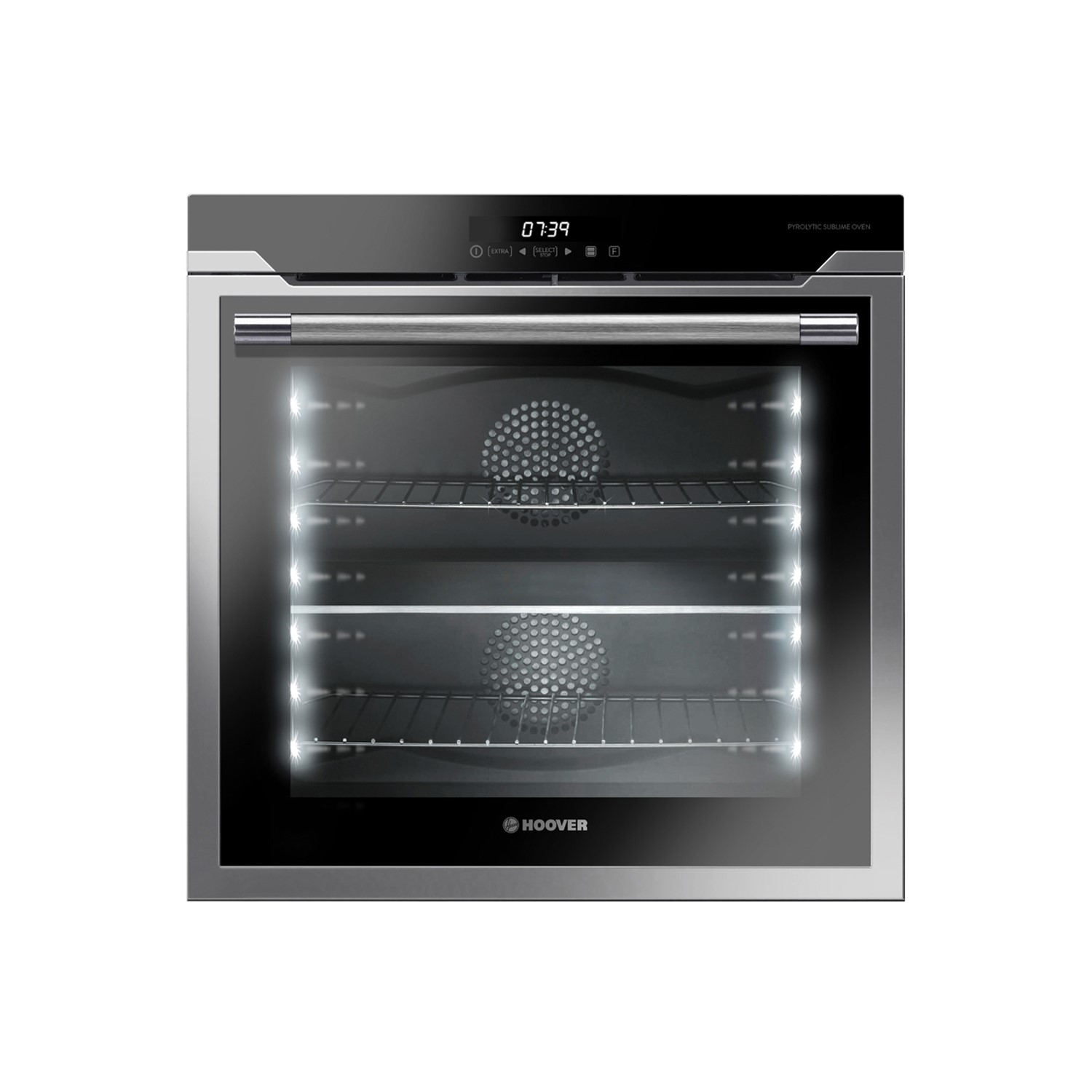 Hoover 78L Electric Flexi Twin Fan Single Oven - Stainless Steel