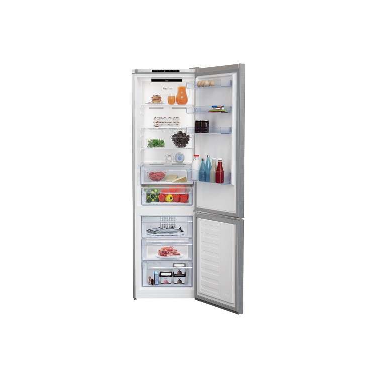 GRADE A3 - Beko RCNA406I30XB 362 Litre Freestanding Fridge Freezer 70/30 Split A++ Energy Rating 60cm Wide - Stainless Steel