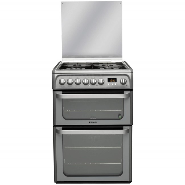Refurbished Ultima 60cm Double Oven Dual Fuel Cooker - Graphite